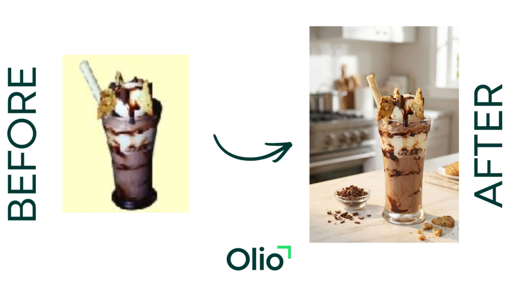 Olio - Best AI Food Photography Tool